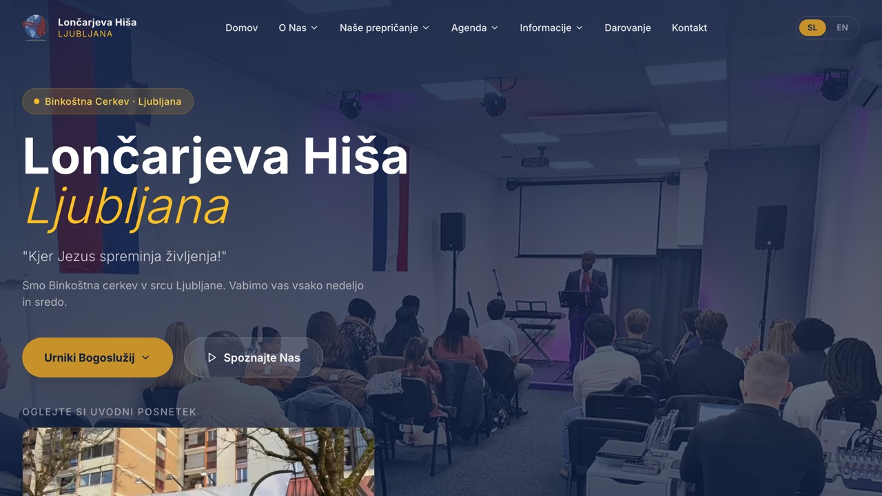 Lončarjeva Hiša Ljubljana website