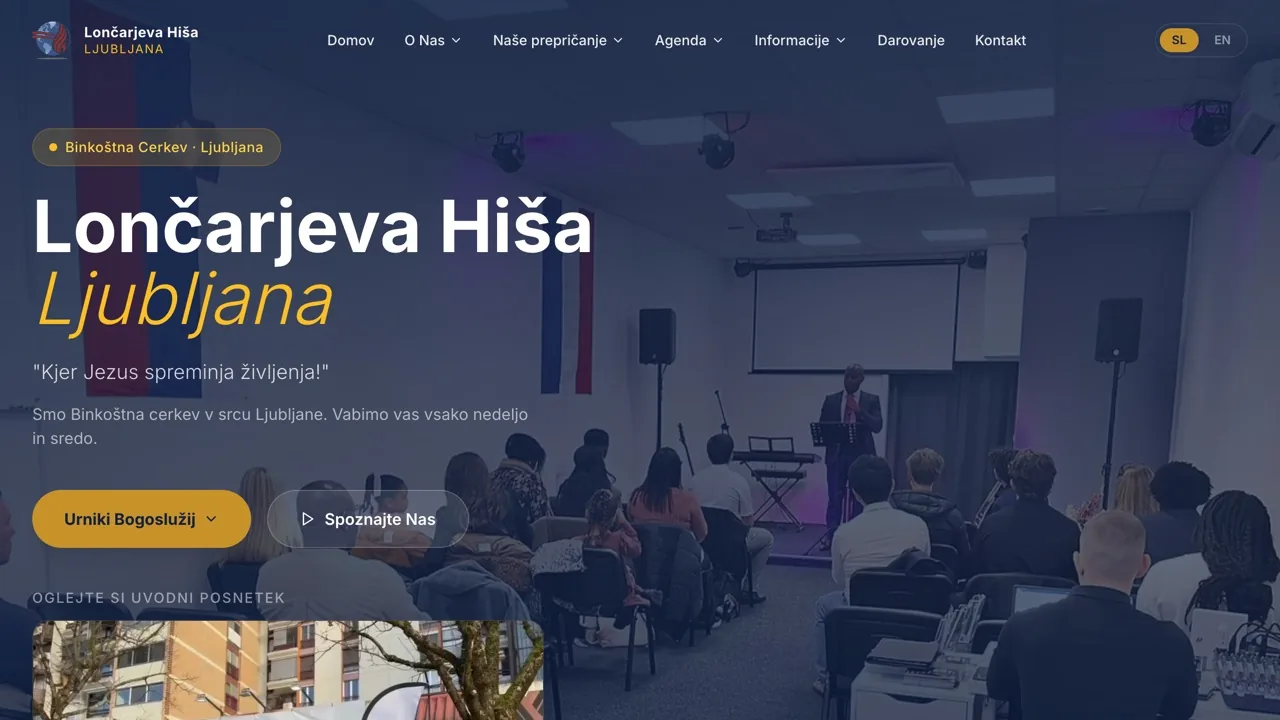 Lončarjeva Hiša Ljubljana website